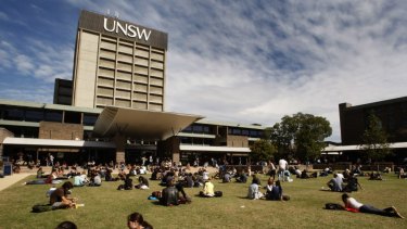 The University of NSW aims to be a top 50 university within 10 years.